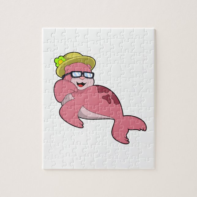 Seal with Glasses.PNG Jigsaw Puzzle (Vertical)