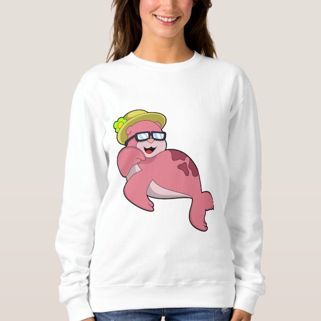Seal with Glasses.PNG Sweatshirt (Front)