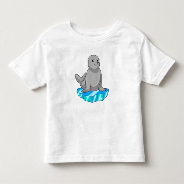 Seal with Ice floe Toddler T-Shirt (Front)