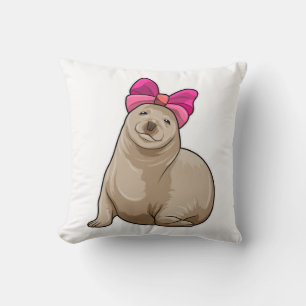 Seal with Ribbon Cushion