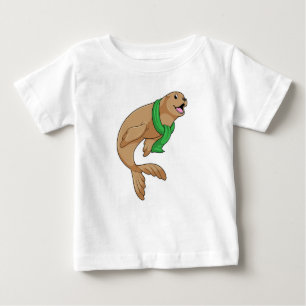 Seal with Scarf Baby T-Shirt