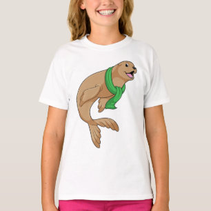 Seal with Scarf T-Shirt