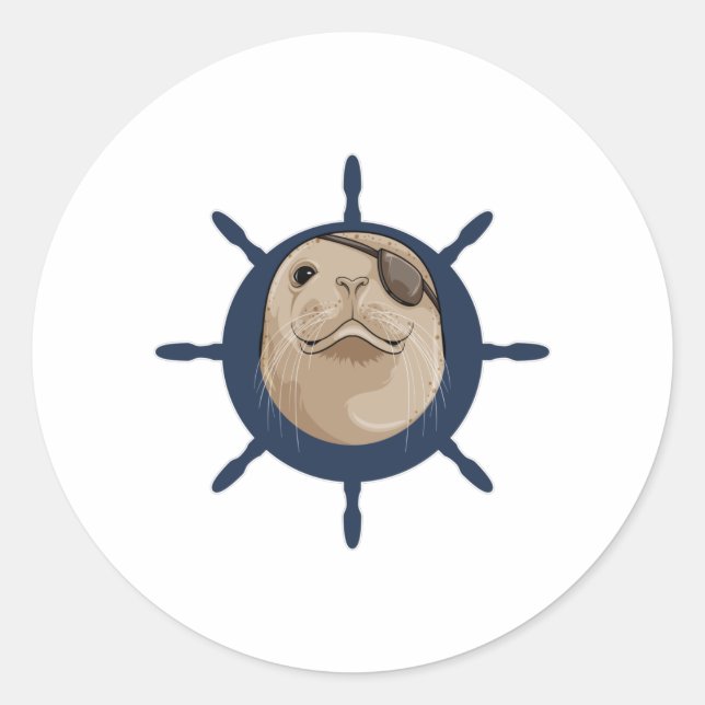 Seal with Ship rudder (Front)