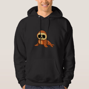 Seal With Sunglasses Cool Summer Baby Shades Anima Hoodie