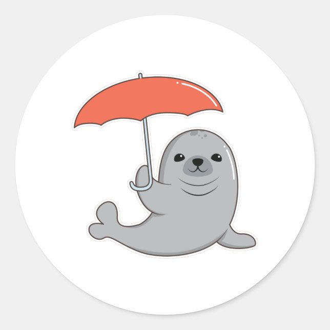 Seal with Umbrella (Front)