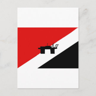 Sealand flag postcard