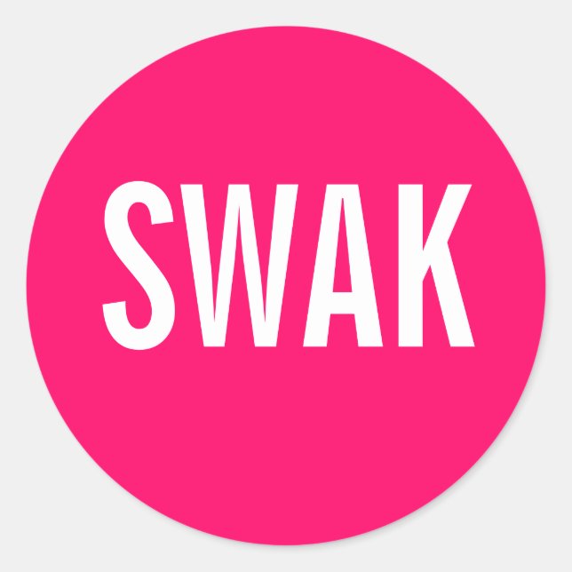 Sealed with a Kiss Classic Round Sticker (Front)