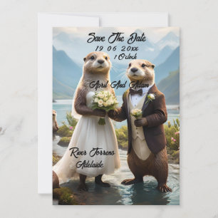 **"Sealed with a Kiss: Otterly in Love"** Save The Date