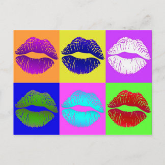 Sealed With A Kiss Postcard