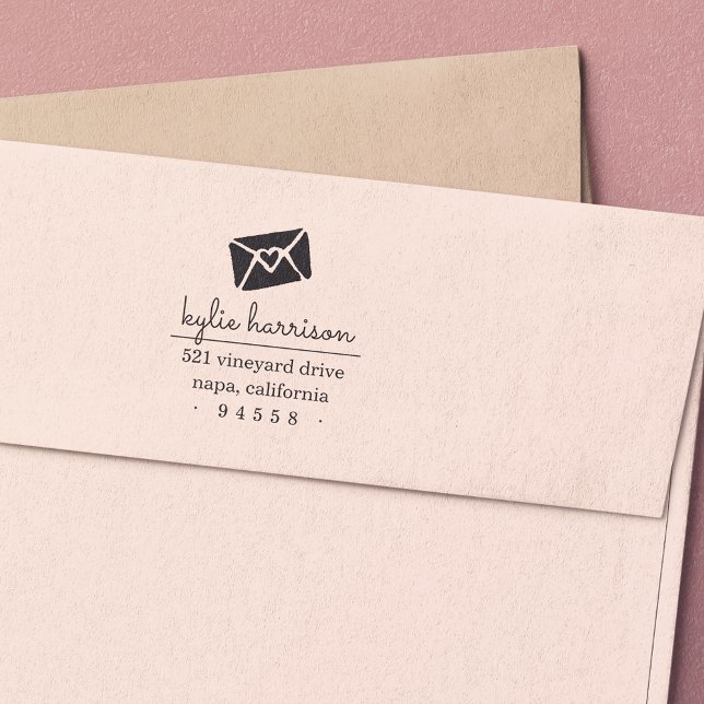 Sealed With a Kiss Return Address Stamp (Creator Uploaded)