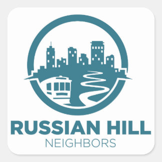 Sealed with neighbourhood pride! square sticker