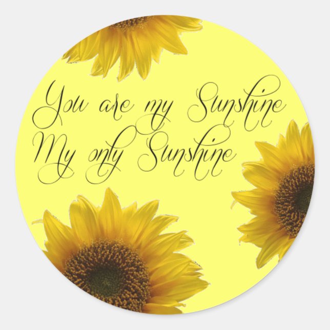 Sealed with Sunshine Stickers (Front)