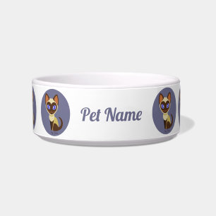 Sealey the Siamese Cat Bowl