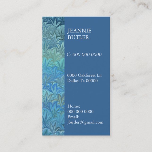 Sealife Business Card (Front)