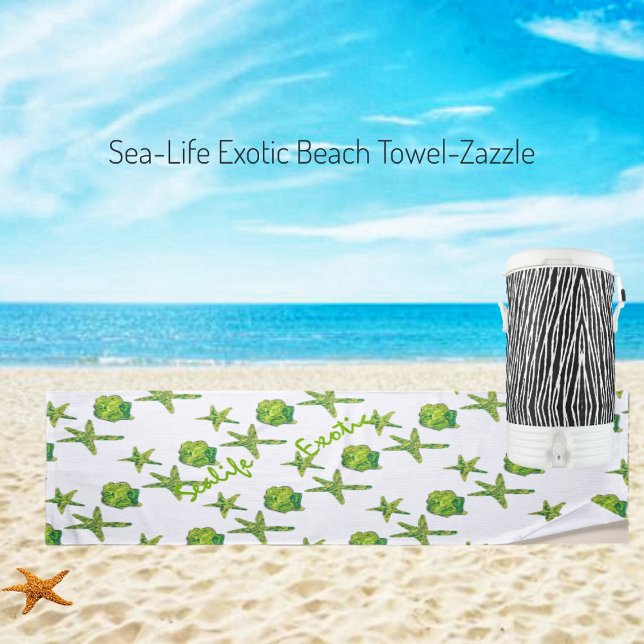 Sealife Exotic  Beach Towel (Creator Uploaded)