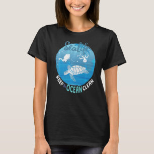 Sealife Keep Ocean Clean Turtles Tank Sea Octopus