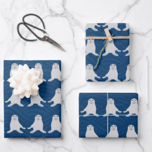 Seals Wrapping Paper Sheets