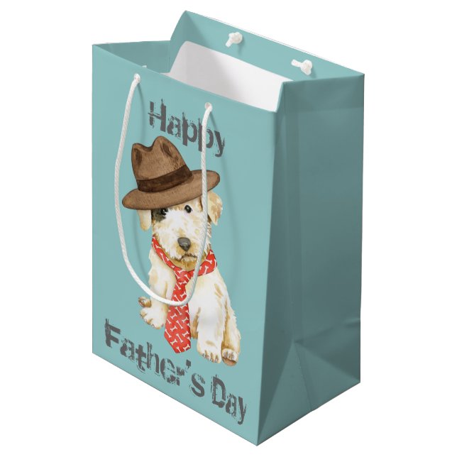 Sealyham Terrier Dad Medium Gift Bag (Front Angled)