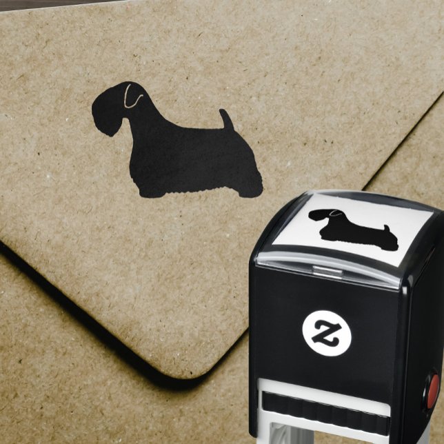 Sealyham Terrier Dog Breed Silhouette Self-inking Stamp (Creator Uploaded)