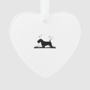 Sealyham Terrier Dog � Halloween Moon Silhouette O Ornament