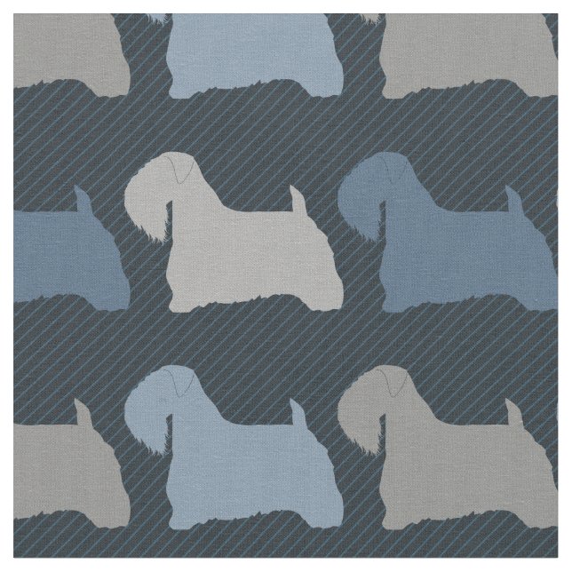 Sealyham Terrier Fabric (Close Up)