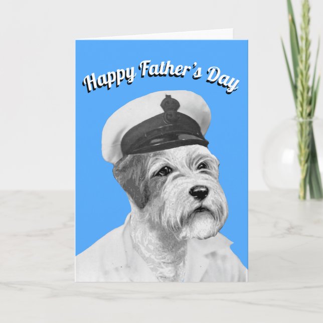 Sealyham Terrier Fathers Day Card (Front)