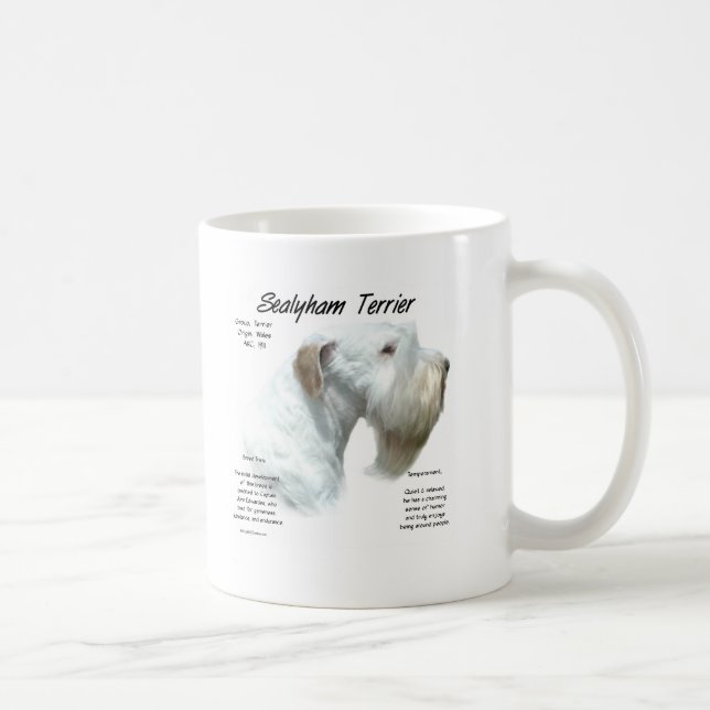 Sealyham Terrier History Design Coffee Mug (Right)