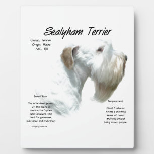Sealyham Terrier History Plaque