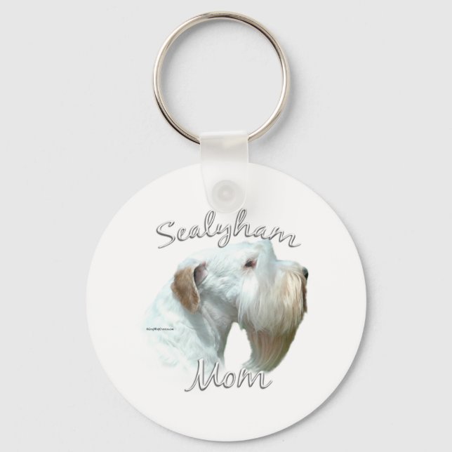 Sealyham Terrier Mum 2 Key Ring (Front)