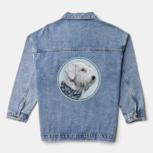 Sealyham Terrier Painting - Cute Original Dog Art Denim Jacket