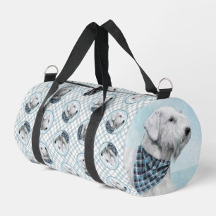 Sealyham Terrier Painting Cute Original Dog Art Duffle Bag