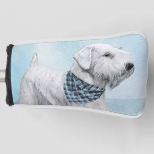 Sealyham Terrier Painting - Cute Original Dog Art Golf Head Cover