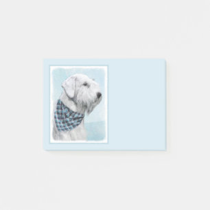 Sealyham Terrier Painting - Cute Original Dog Art Post-it Notes