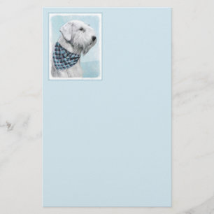 Sealyham Terrier Painting - Cute Original Dog Art Stationery