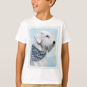 Sealyham Terrier Painting - Cute Original Dog Art T-Shirt