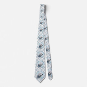 Sealyham Terrier Painting - Cute Original Dog Art Tie