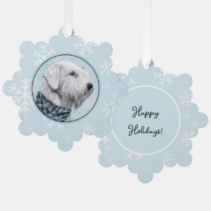 Sealyham Terrier Painting - Cute Original Dog Art Tree Decoration Card
