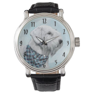 Sealyham Terrier Painting - Cute Original Dog Art Watch