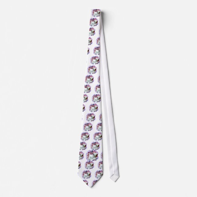 Sealyham Terrier Patriot Tie (Front)