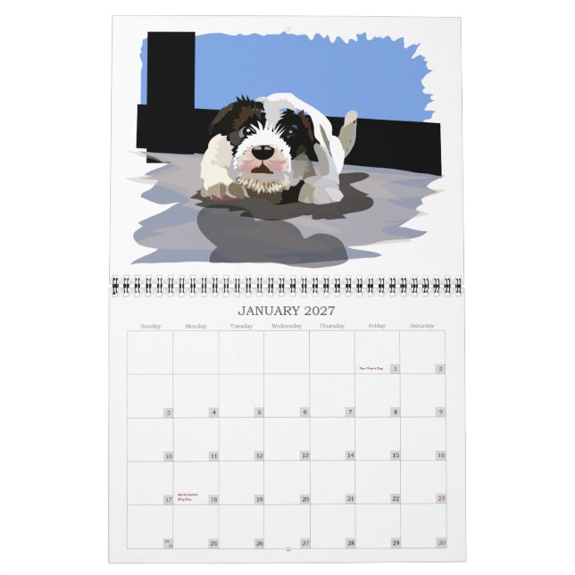 Sealyham Terriers Places and Faces 2012 Calendar (Jan 2027)