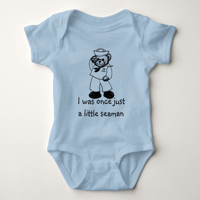 Seaman Onsesie Baby Bodysuit (Front)