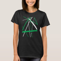 Seamless Abstract Aqua and White Strips Cut Out Pa