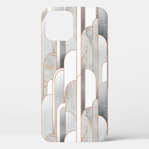 Seamless abstract art deco pattern with texture an iPhone 12 case
