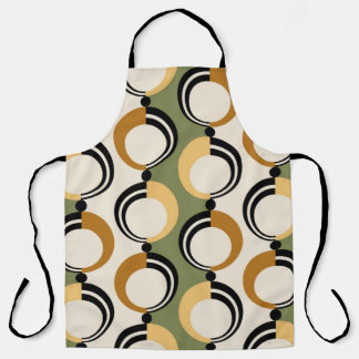 Seamless abstract chain pattern. Vintage design, f Apron