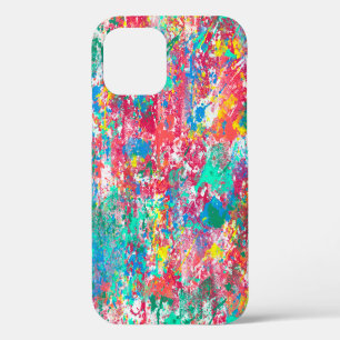 seamless abstract digital illustration fabric desi iPhone 12 case