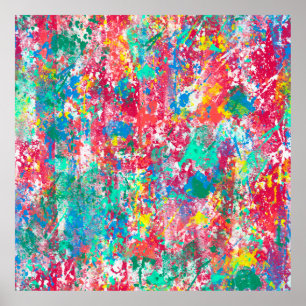 seamless abstract digital illustration fabric desi poster