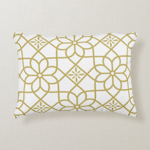 Seamless abstract floral pattern. Vintage backgrou Decorative Cushion
