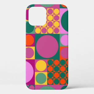 Seamless abstract geometric background pattern,  r iPhone 12 case