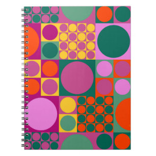 Seamless abstract geometric background pattern,  r notebook