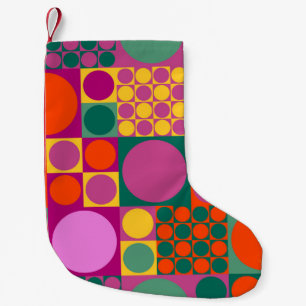 Seamless abstract geometric background pattern, r small christmas stocking
